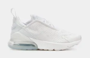 Air Max 270 Preschool Running Shoes (White)