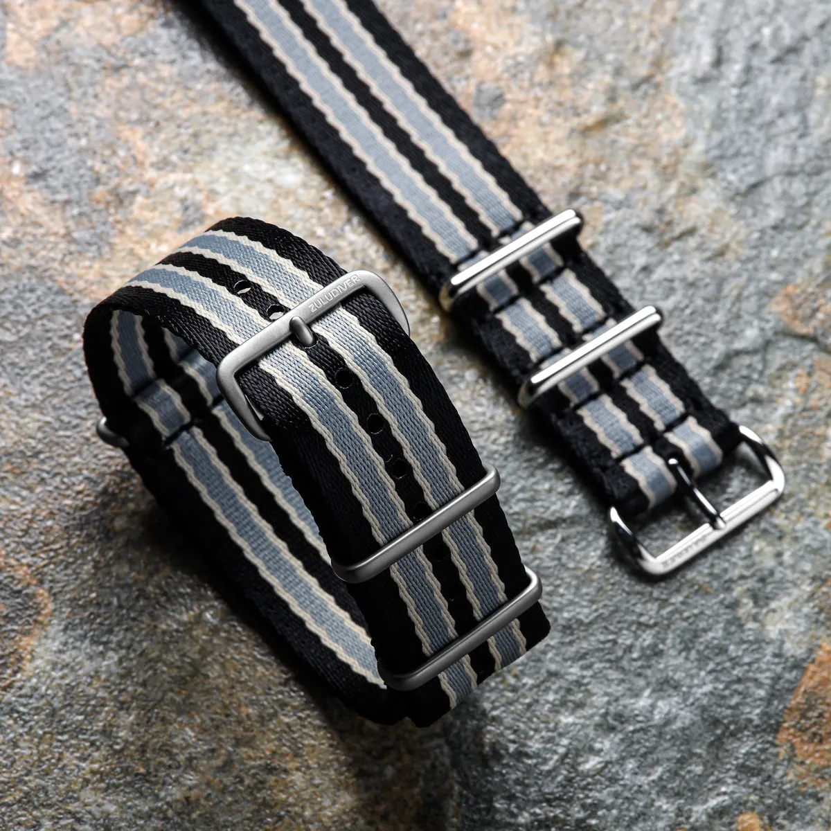 1973 British Military Watch Strap: ARMOURED - No Time Bond, Polished