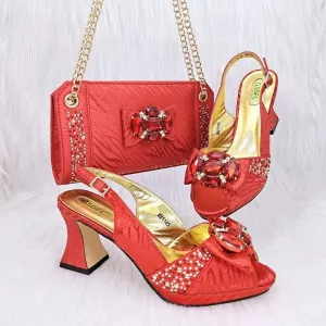 2023 Latest Italian Fashion Shoes & Bag Set - Stylish Design