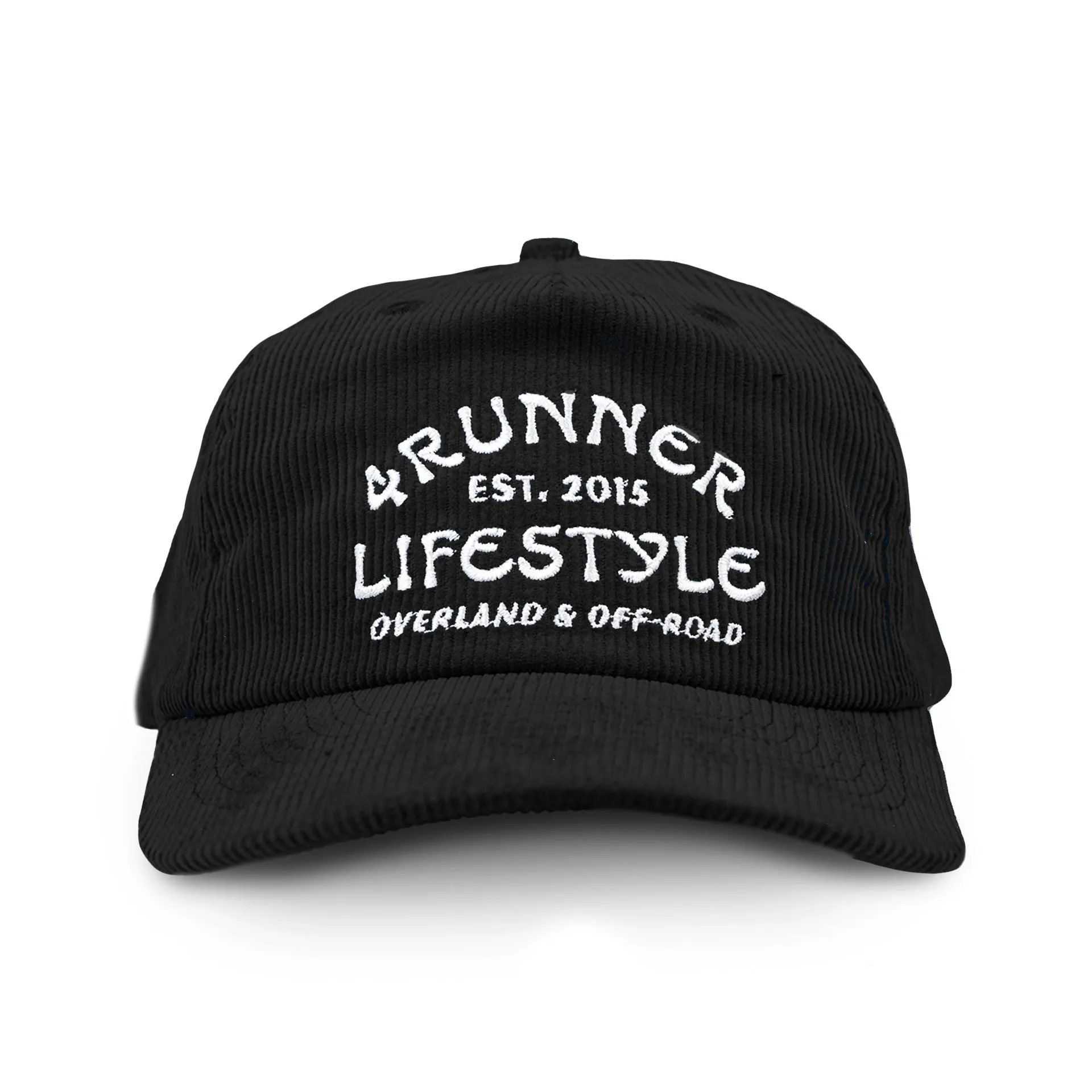 4Runner Lifestyle Black Corduroy Hat