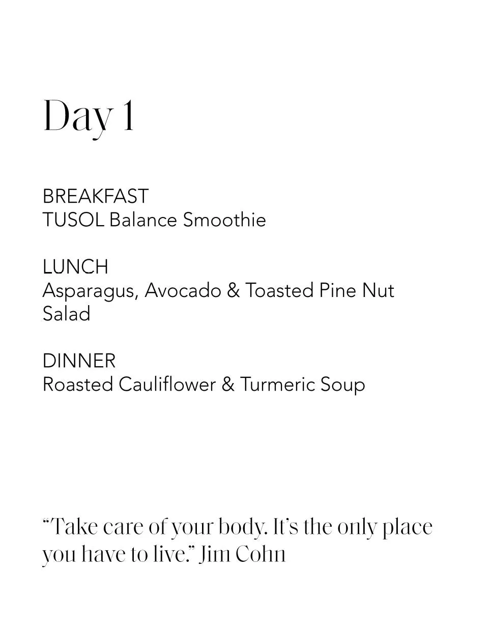 5 Day Reset by TUSOL Wellness