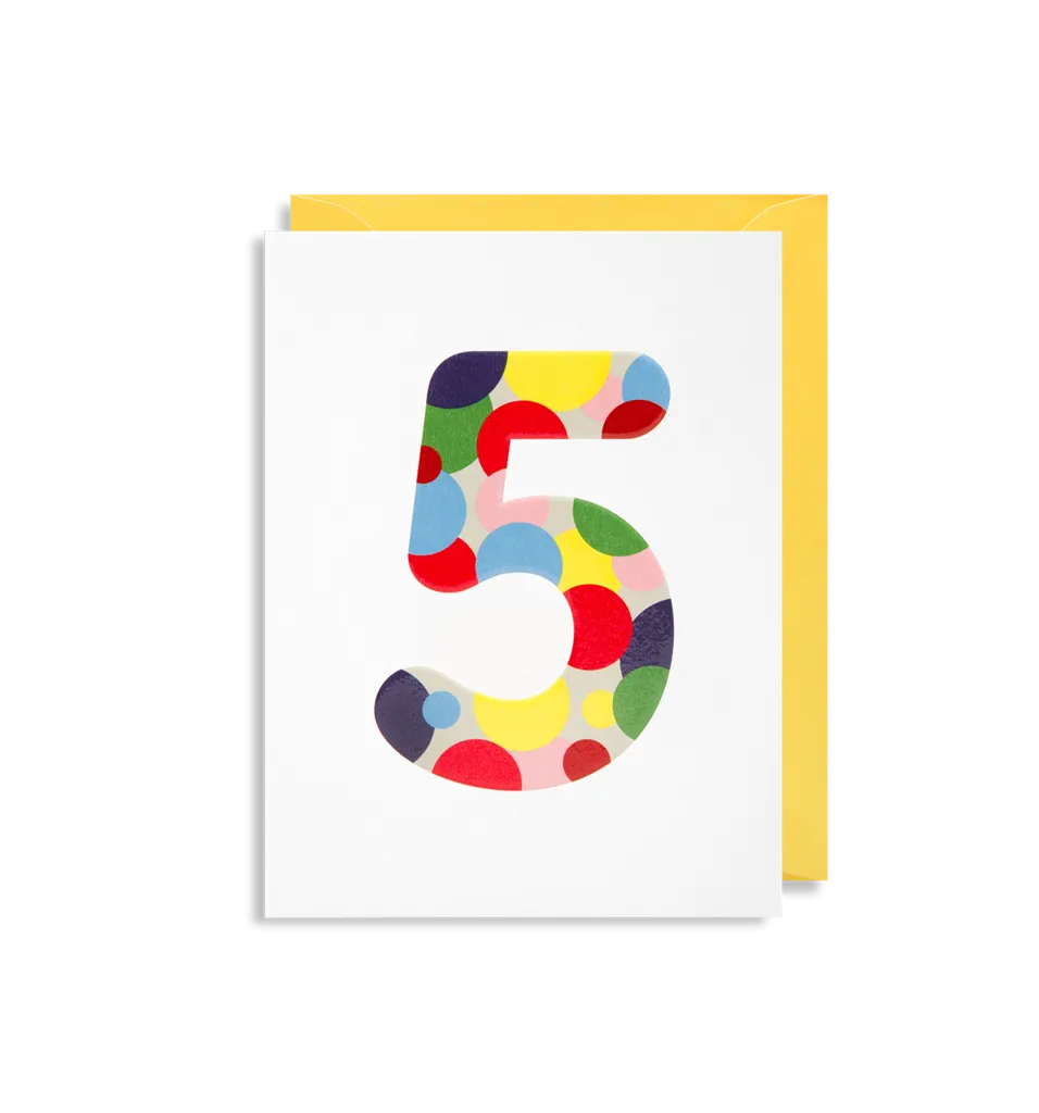 5 Mini Greeting Card by Magic Numbers