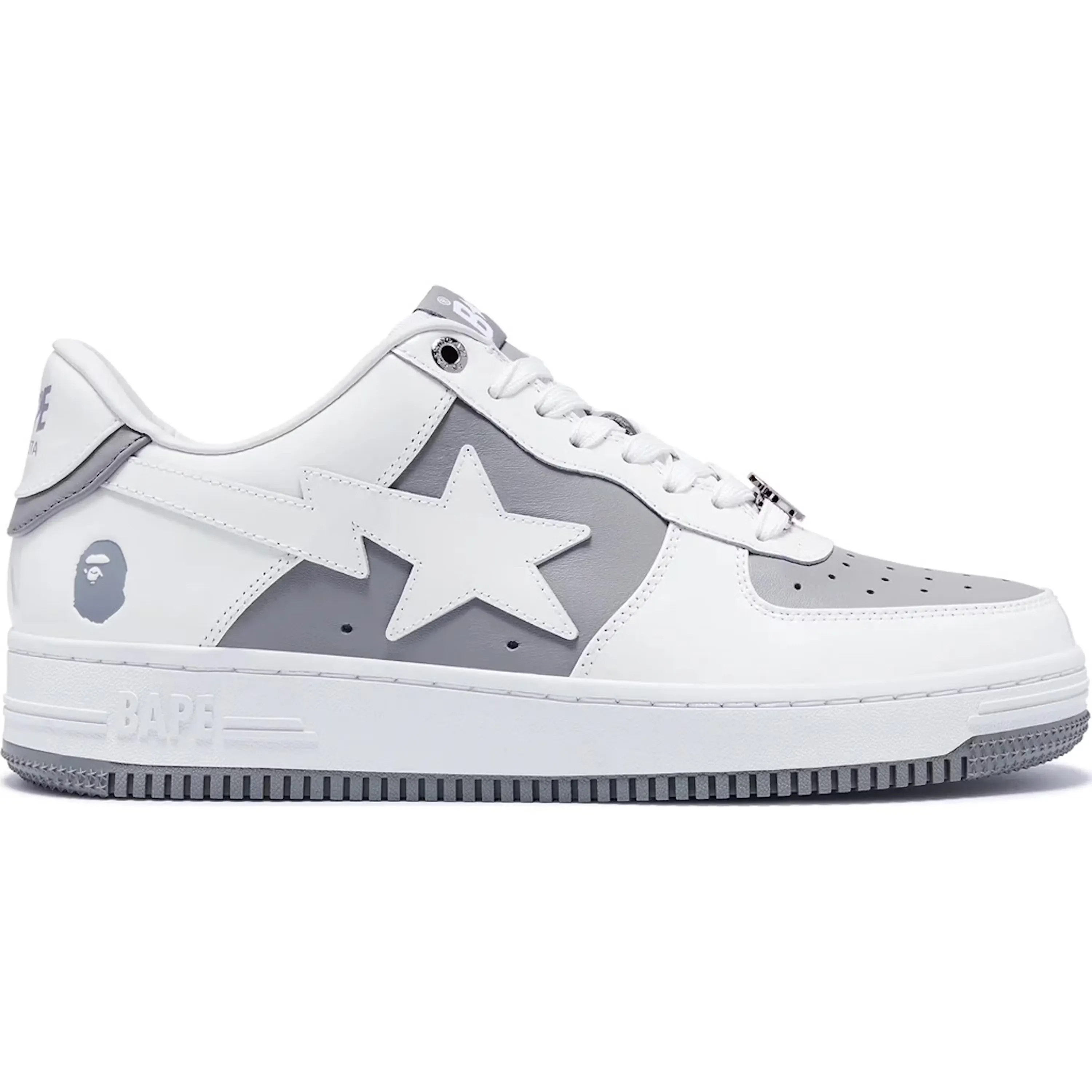 A Bathing Ape Bape Sta #6 White/Gray