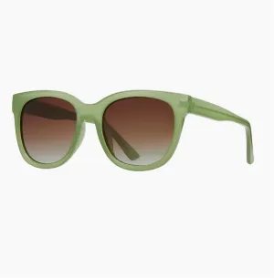 Acacia - Soft Sage Green / Gradient Brown Polarized Lens