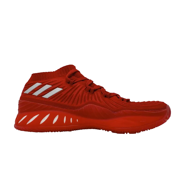 Adidas Crazy Explosive 2017 Low Primeknit 'Power Red' Sneakers, Red