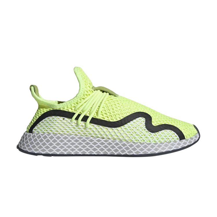 Adidas Deerupt S 'Solar Yellow' Sneakers, yellow