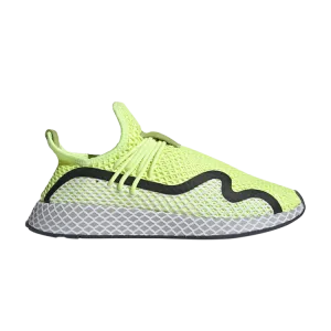 Adidas Deerupt S 'Solar Yellow' Sneakers, yellow