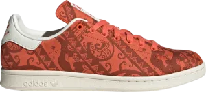 Adidas Disney x Stan Smith 'Moana - Tribal Print' Sneakers, Red