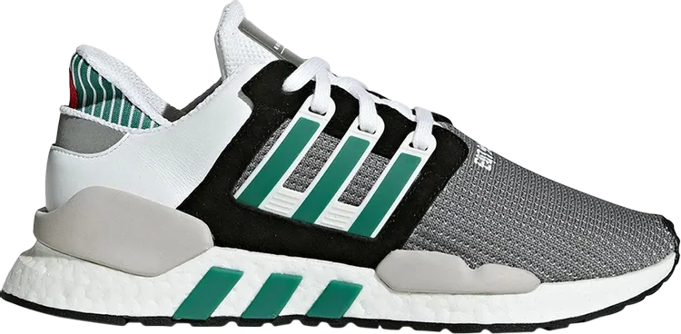 Adidas EQT Support 91/18 'Black Granite' sneakers, green