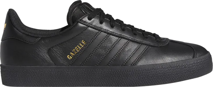 Adidas Gazelle ADV sneakers, black/gold