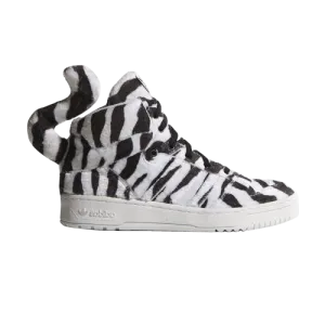 Adidas Jeremy Scott White Tiger sneakers, white