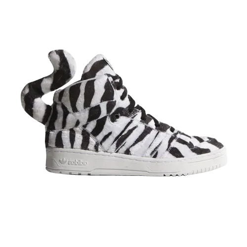 Adidas Jeremy Scott White Tiger sneakers, white