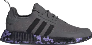 Adidas NMD_R1 'Grey Purple Rush' sneakers, gray