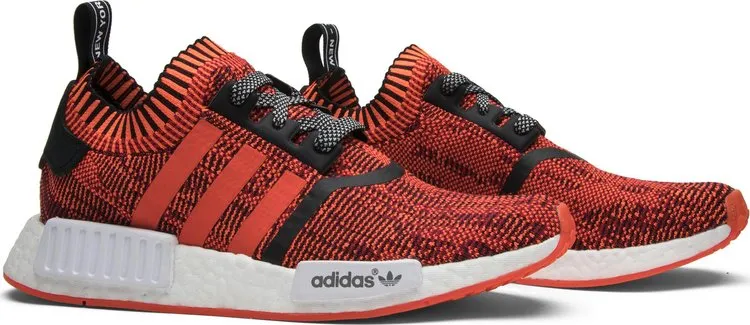 Adidas NMD_R1 Primeknit 'Red Apple' sneakers, red