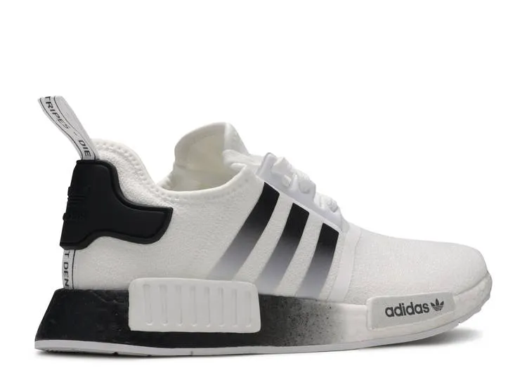 Adidas NMD_R1 'WHITE BLACK GRADIENT' sneakers, white