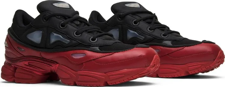 Adidas Raf Simons x Ozweego 3 'Core Black Scarlet' sneakers, black