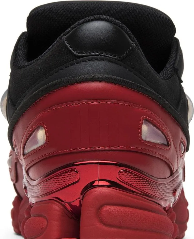 Adidas Raf Simons x Ozweego 3 'Core Black Scarlet' sneakers, black