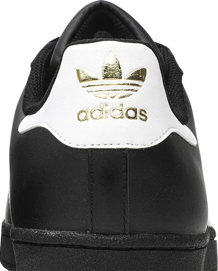 Adidas Superstar men's sneakers, black/white