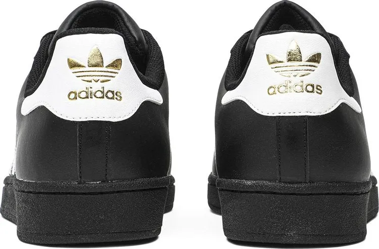 Adidas Superstar men's sneakers, black/white