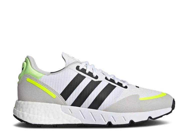 Adidas ZX 1K BOOST 'WHITE SOLAR YELLOW' sneakers, white