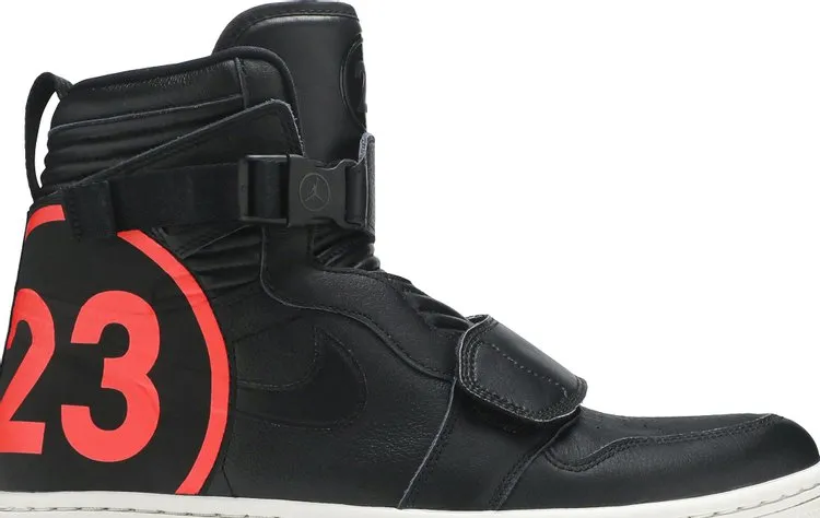 Air Jordan 1 Moto Black sneakers, black