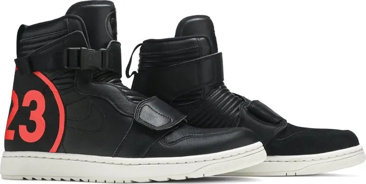 Air Jordan 1 Moto Black sneakers, black