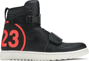 Air Jordan 1 Moto Black sneakers, black