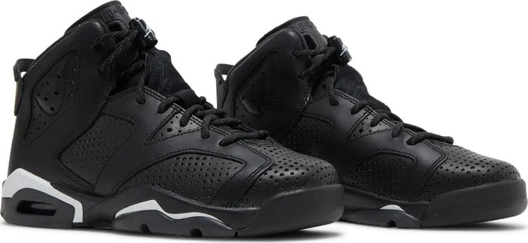 Air Jordan 6 Retro GS Black Cat Sneakers, black