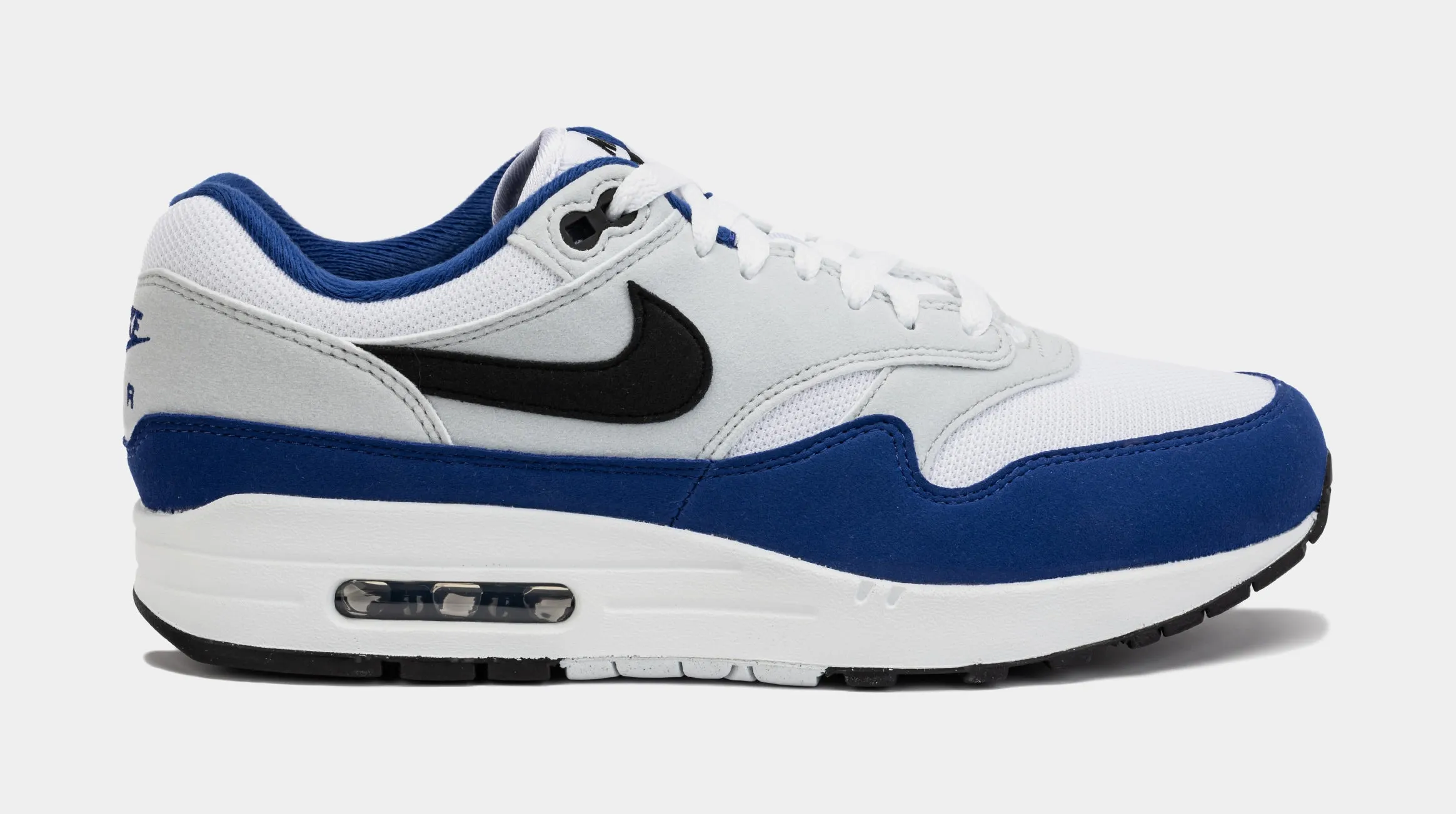 Air Max 1 Deep Royal Blue Mens Running Shoes (White/Blue)