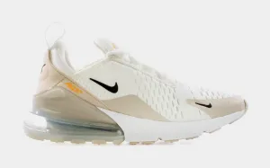 Air Max 270 White Desert Sand Womens Running Shoes (White/Beige/Black)