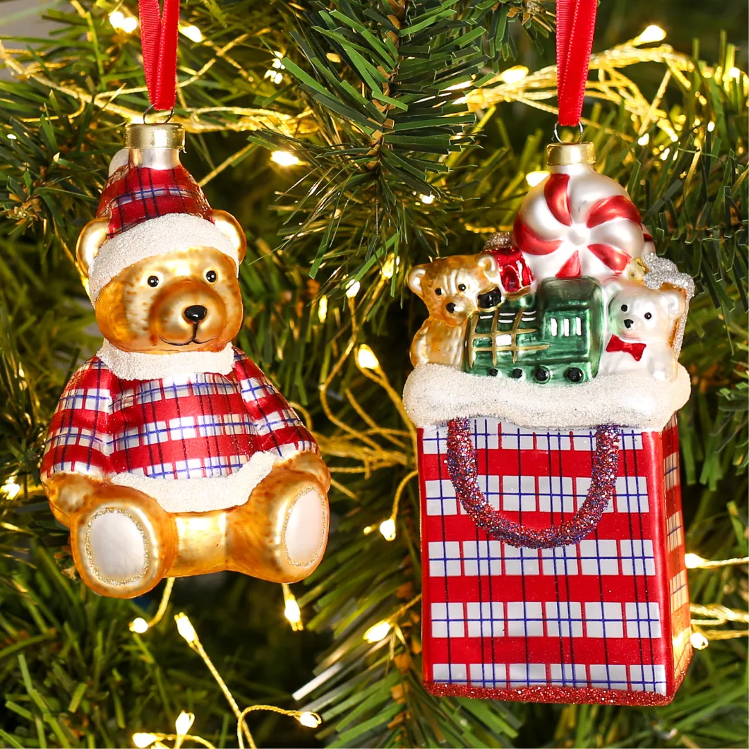 Amah Ted Hand Painted Glass Ornament by Lion Rock Press