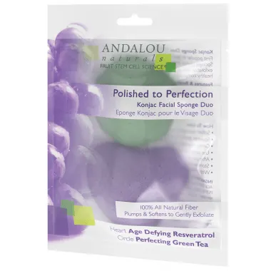 Andalou Polished to Perfection - Konjac Facial Sponge