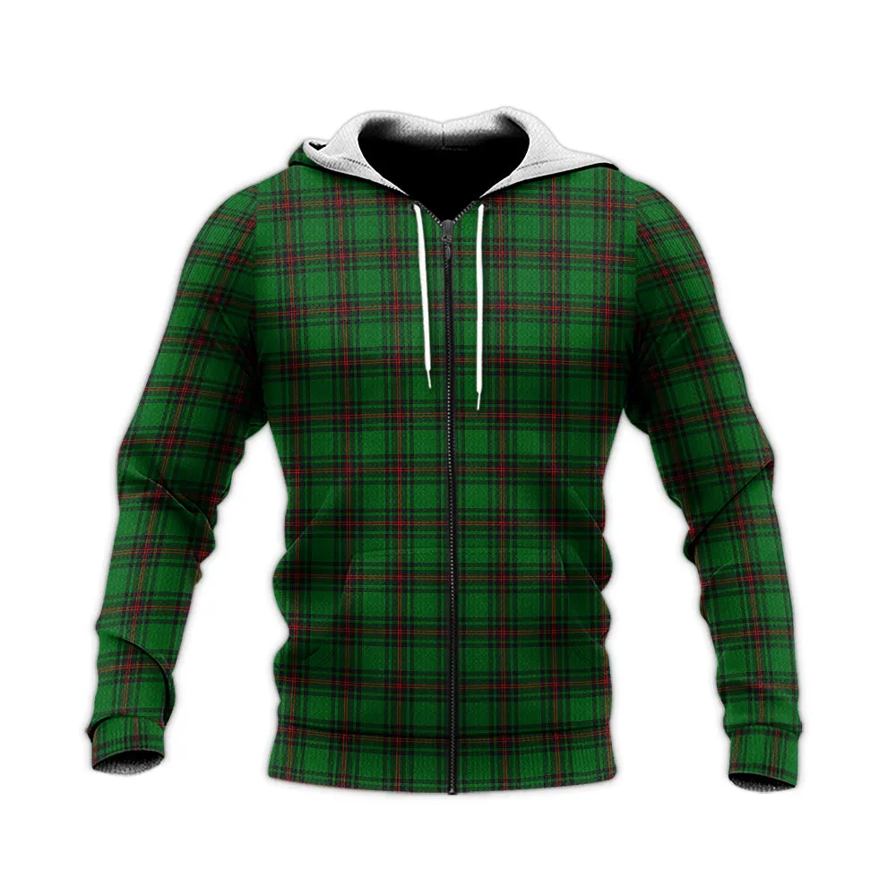 Anstruther Tartan Knitted Hoodie