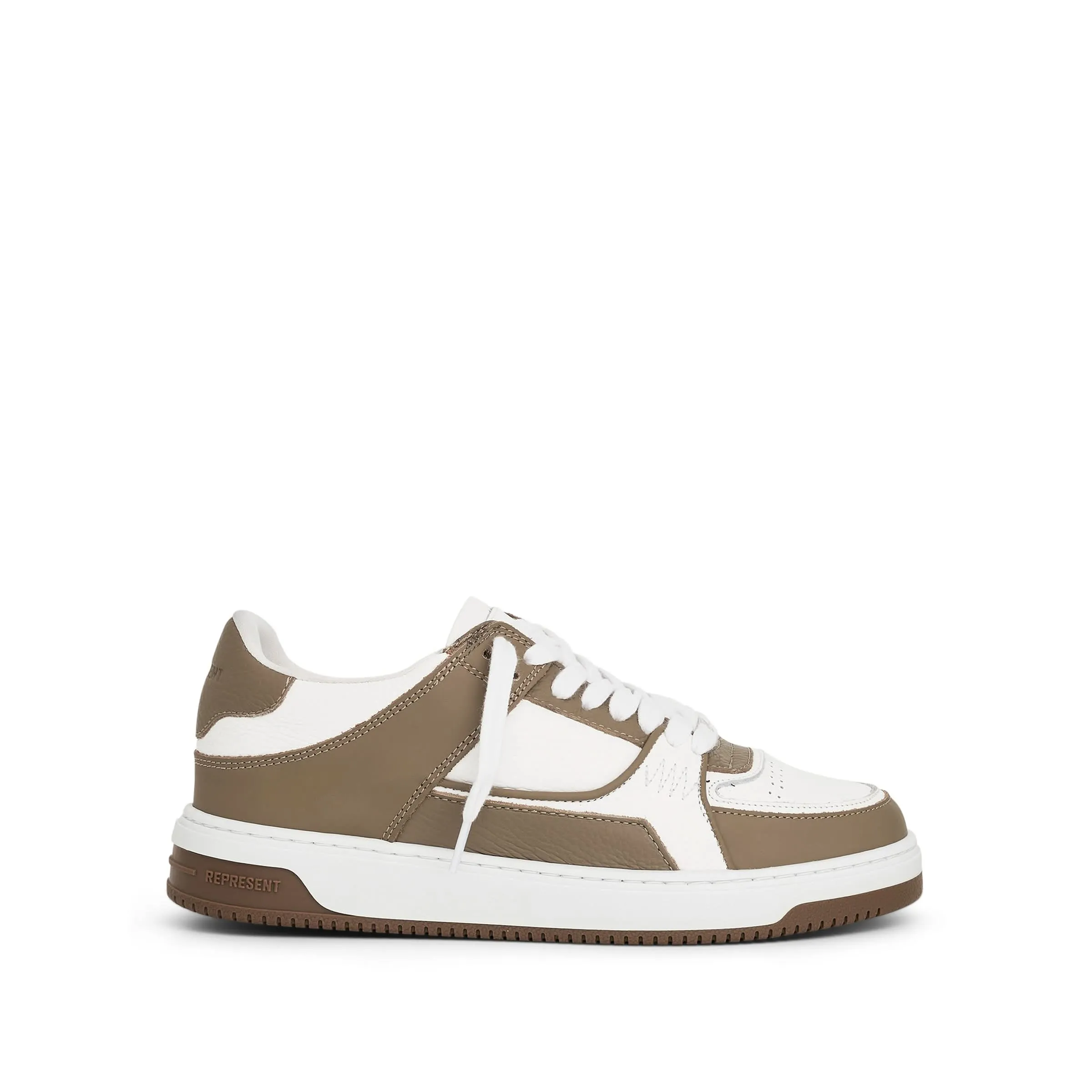 Apex Low Sneaker in Hazel/White