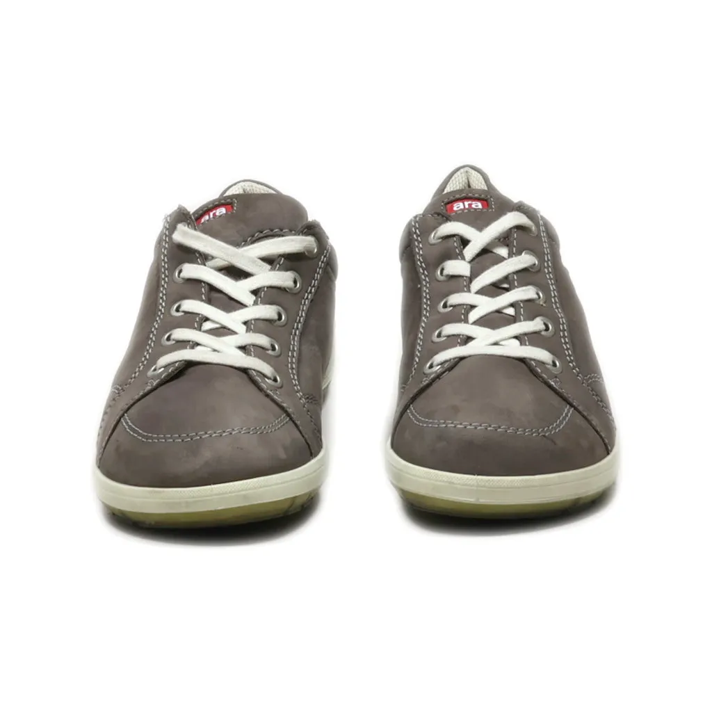 Ara Lace Ups Nubuck Grey Colour For Women