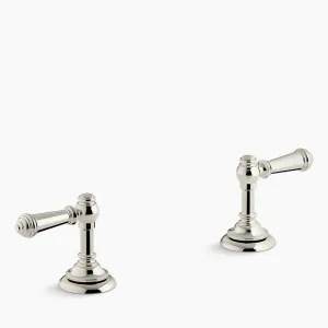 Artifacts Lever Bath Handle Trim in Vibrant Polished Nickel