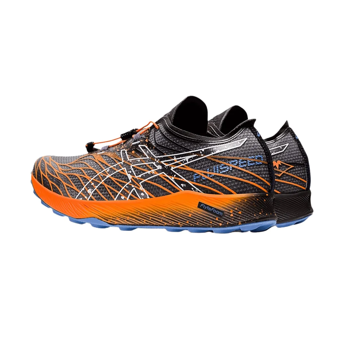 Asics Fujispeed Black Orange Shoes