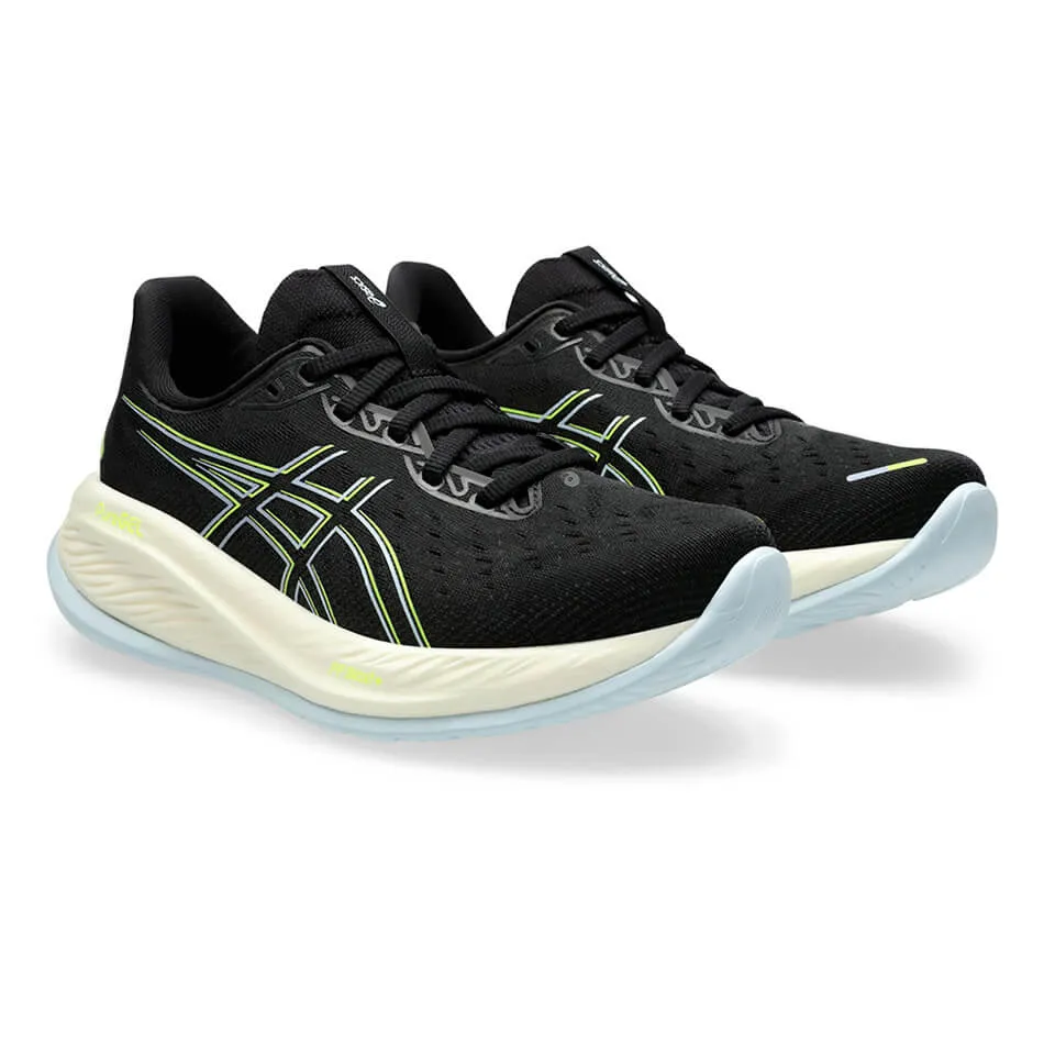 ASICS Gel-Cumulus 26 Women's Running Shoes AW24 Black/Safety Yellow