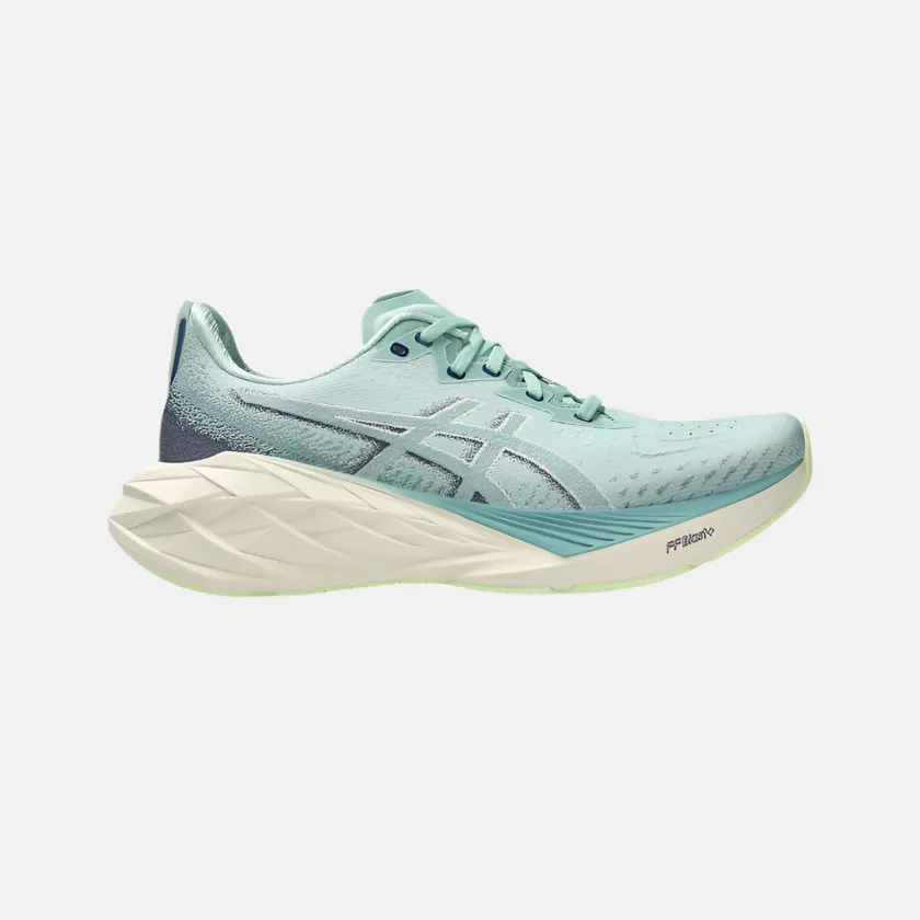 ASICS NOVABLAST 4 Men's Running Shoes - Light Celadon/Blue Expanse