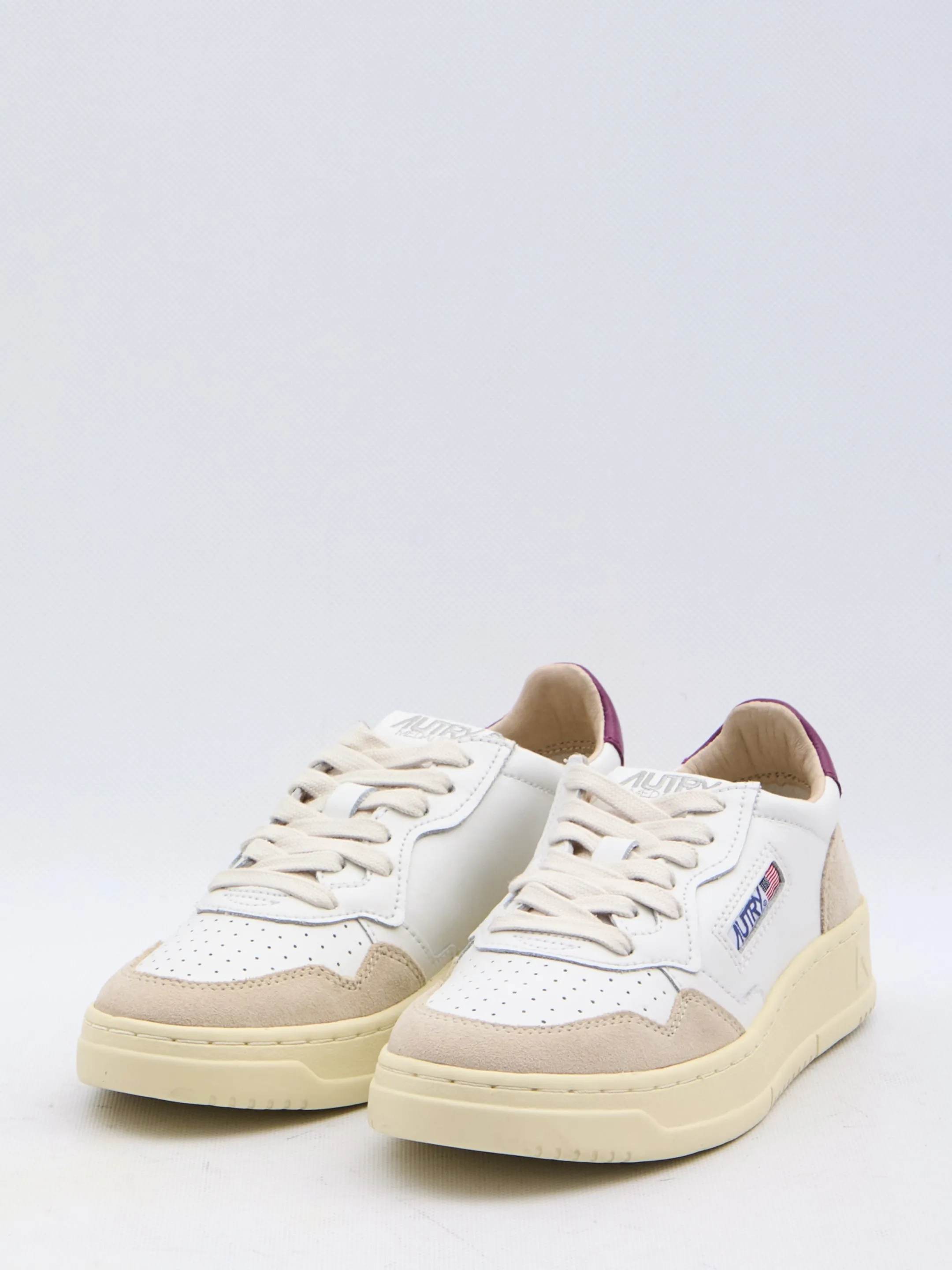 Autry Medalist Low Top Leather-Suede Sneakers