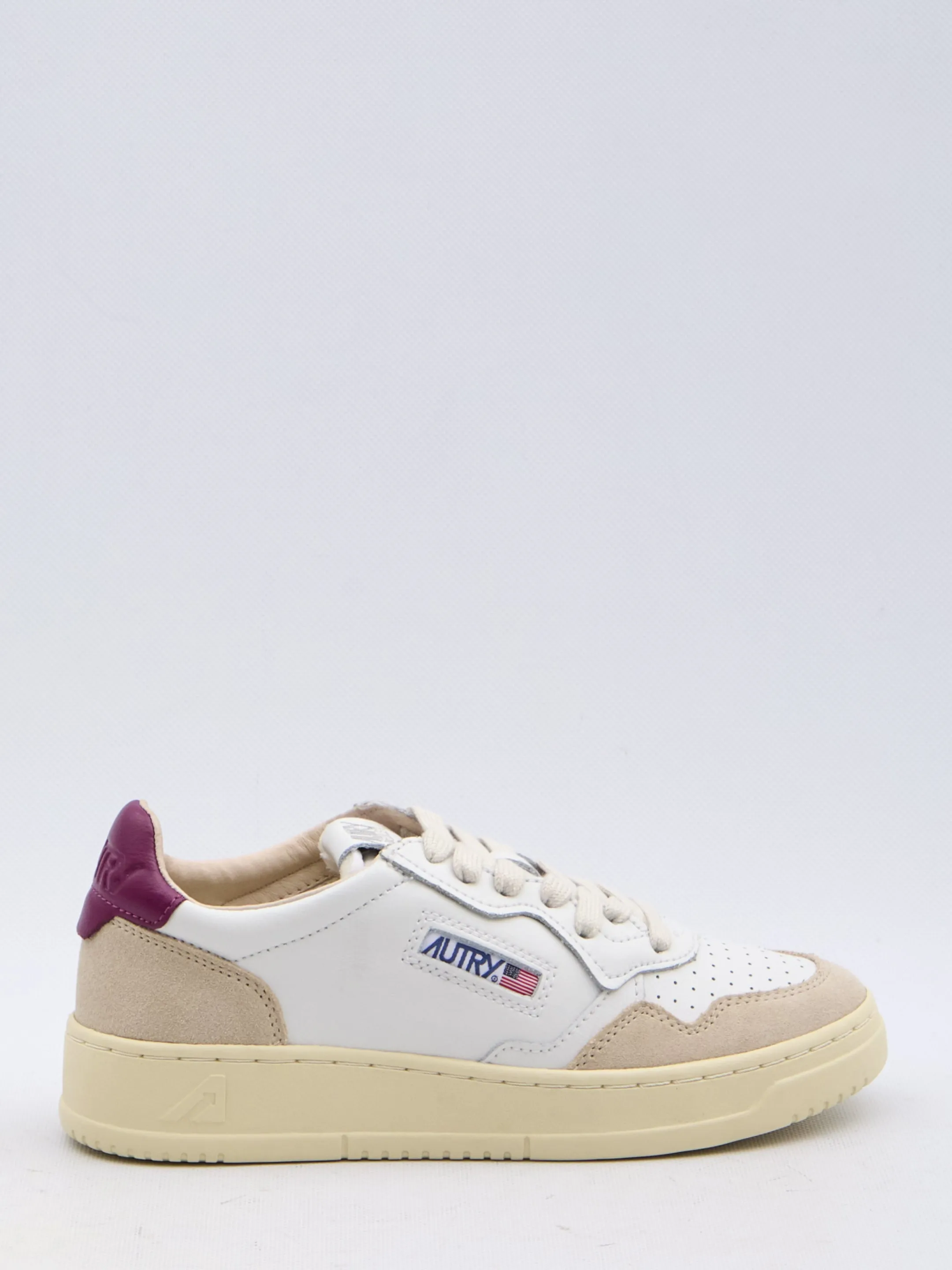 Autry Medalist Low Top Leather-Suede Sneakers