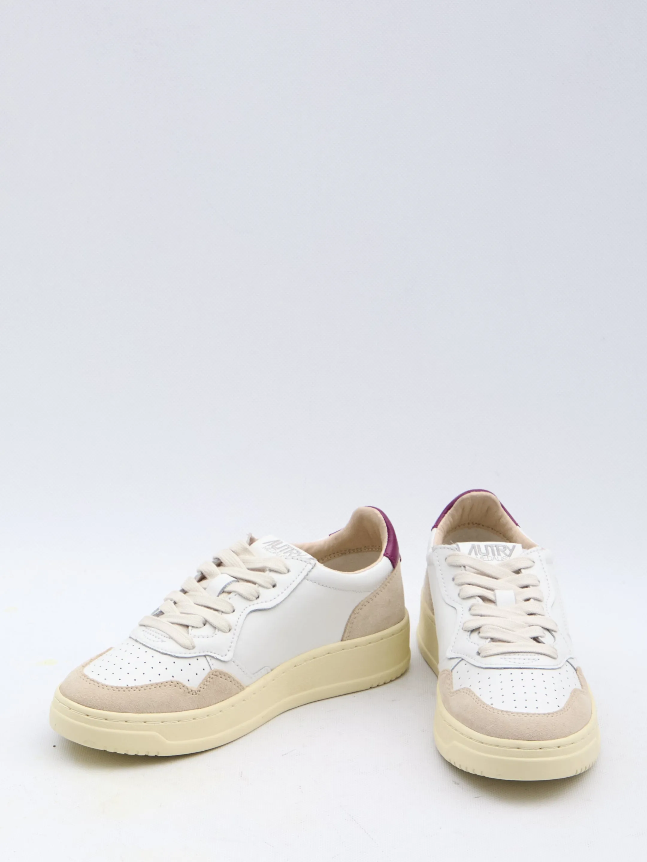 Autry Medalist Low Top Leather-Suede Sneakers