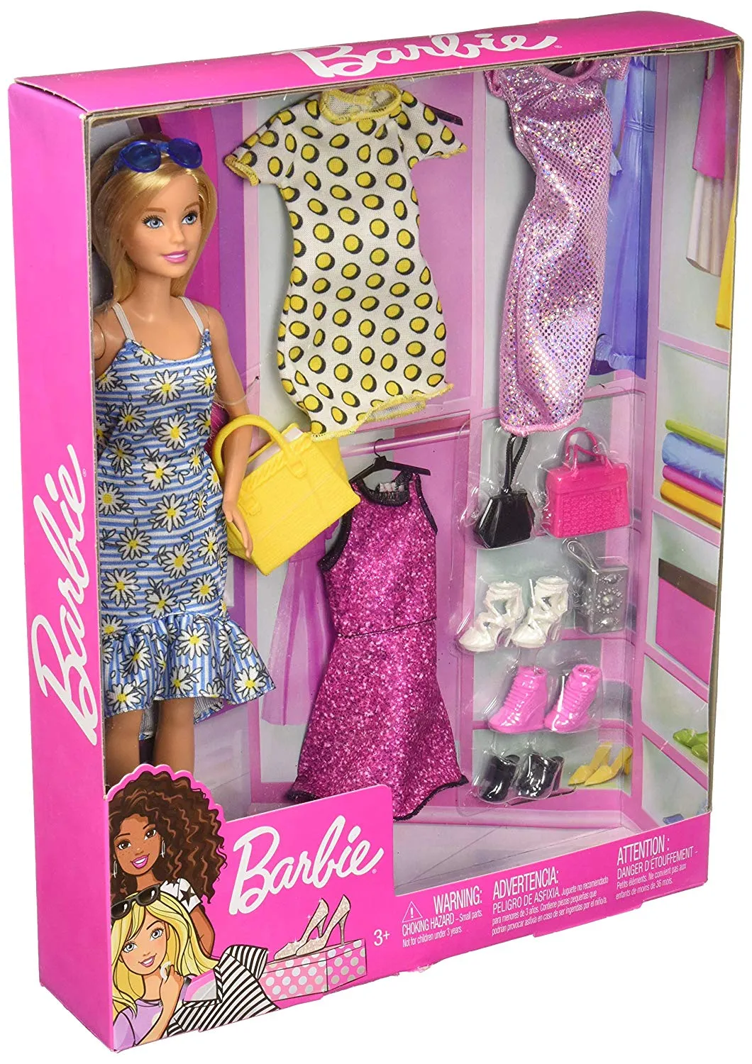 Barbie Doll & Party Fashions Set Standard