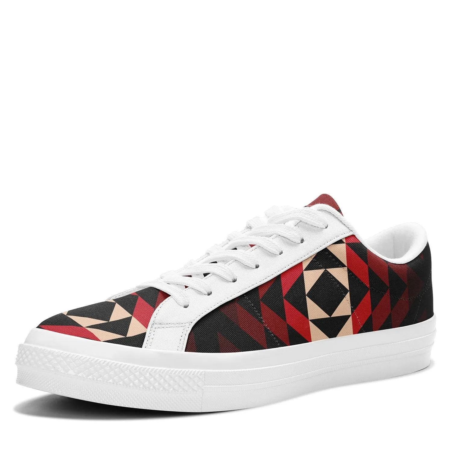 Black Rose Aapisi Low Top Canvas Shoes White Sole