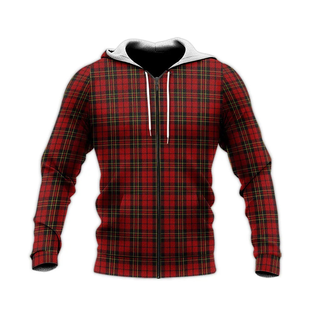 Brodie Tartan Knitted Hoodie