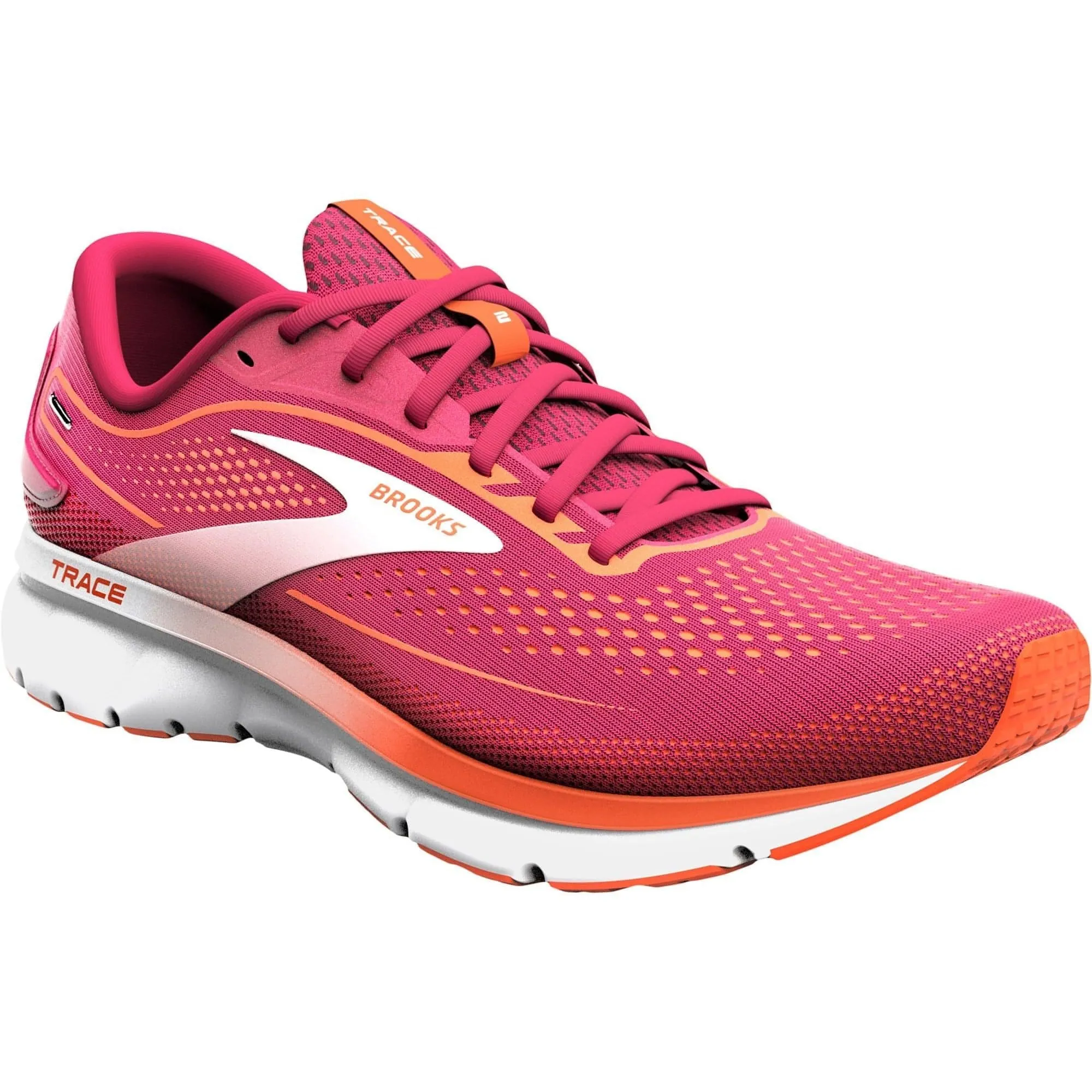 Brooks Trace 2 Womens Running Shoes - Pink