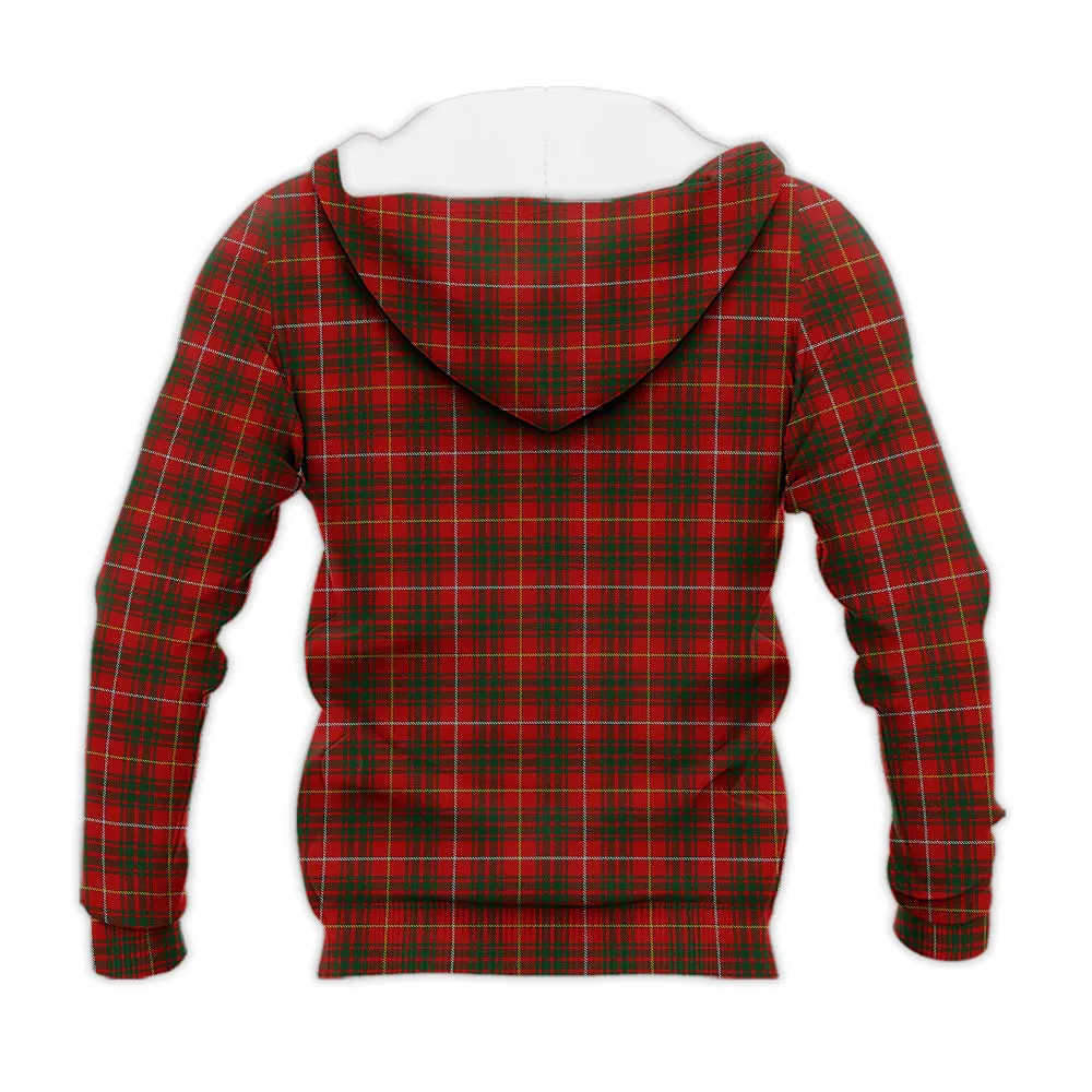 Bruce Tartan Knitted Hoodie