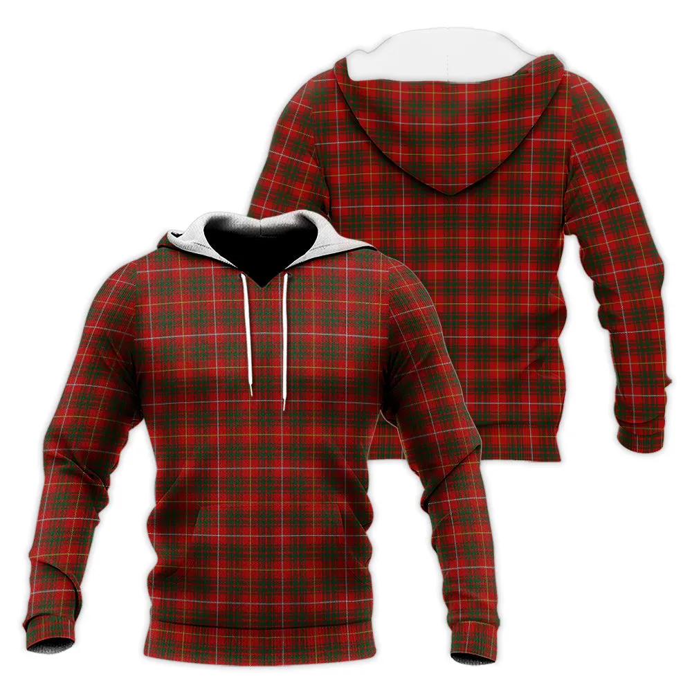 Bruce Tartan Knitted Hoodie