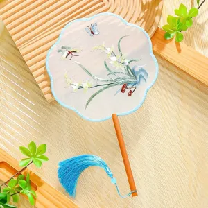 Butterflies Chinese Classical Hand Fan