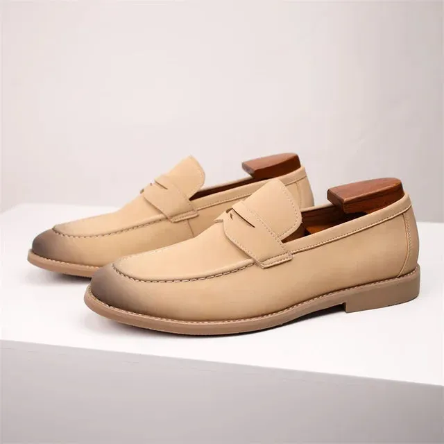 Casual Suede Cow Leather Loafers